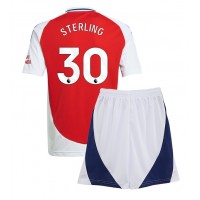 Arsenal Raheem Sterling #30 Hemmaställ Barn 2024-25 Korta ärmar (+ Korta byxor)